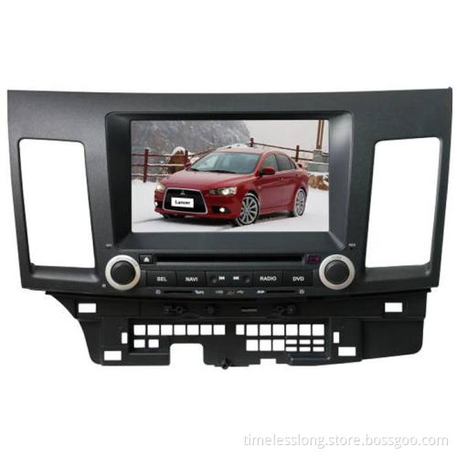 8'' Special Car DVD Built in GPS Bluetooth Steering Wheel Control for Mitsubishi Lancer